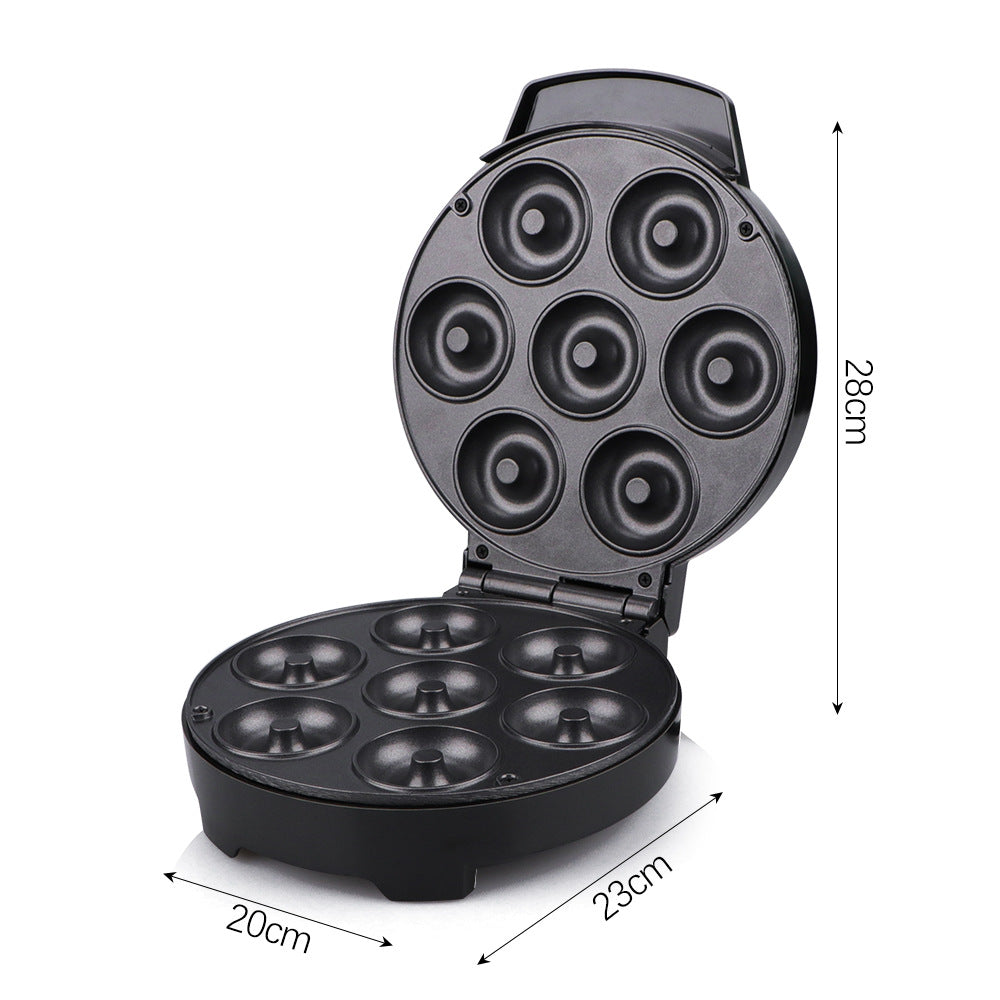 Máquina Mini Donas - Haz Donuts Caseros en 5 Min - 7 Cavidades - 1000W