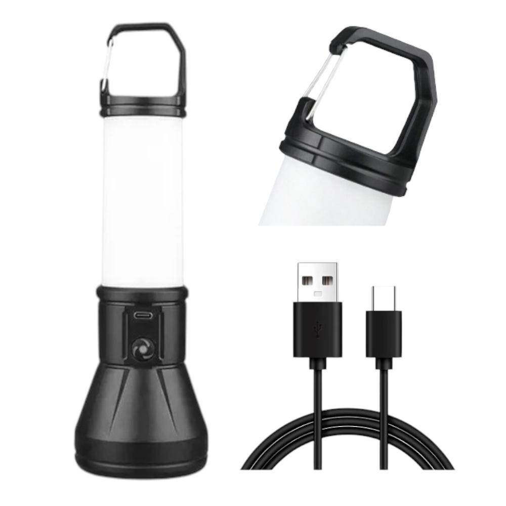 Linterna Táctica LED 1W - 4 Modos - Recargable USB-C ¡Resistente y Ultra Potente!