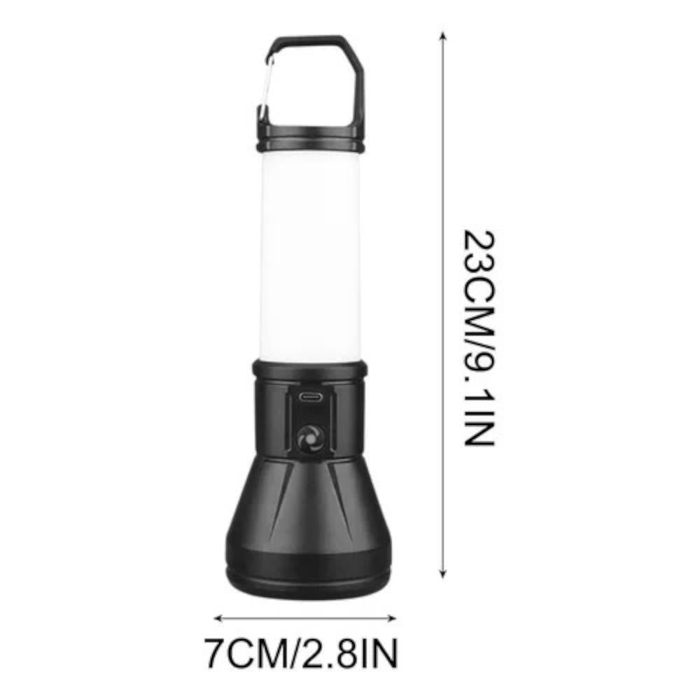 Linterna Táctica LED 1W - 4 Modos - Recargable USB-C ¡Resistente y Ultra Potente!