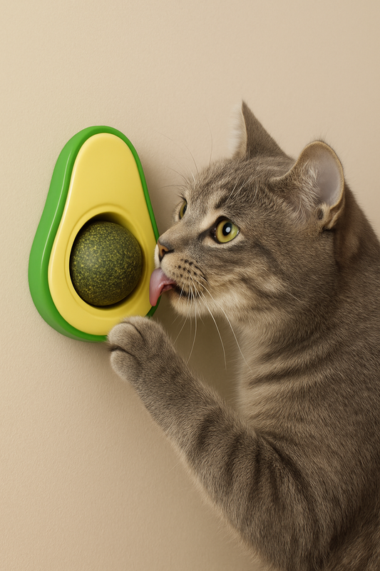 Juguete de Pared con Catnip en Forma de Palta 🍃🥑